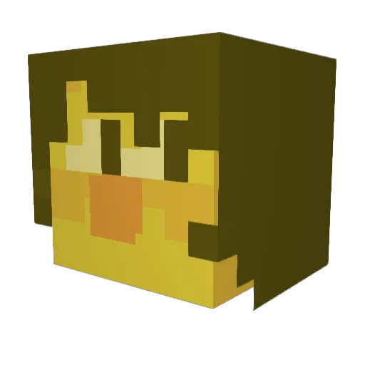 trismegistus666 Minecraft avatar head, 3D render