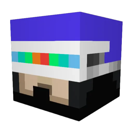 trissie3 Minecraft avatar head, 3D render