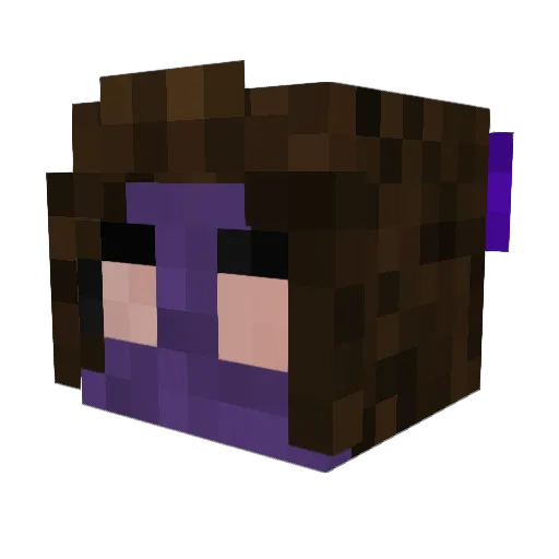 trissolace Minecraft avatar head, 3D render