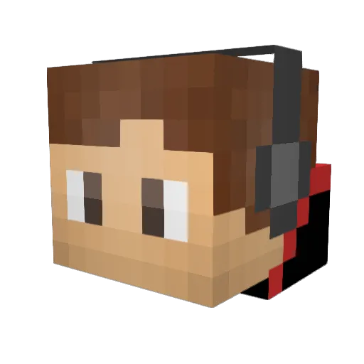 trist012 Minecraft avatar head, 3D render