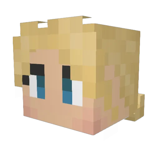 tristan__exe Minecraft avatar head, 3D render