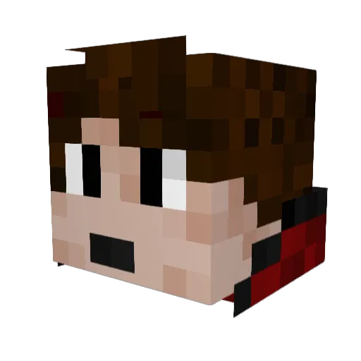 tristan_one Minecraft avatar head, 3D render