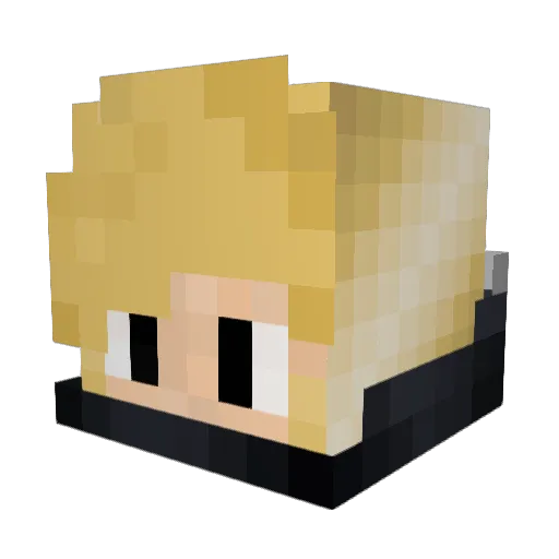 tristangyde Minecraft avatar head, 3D render