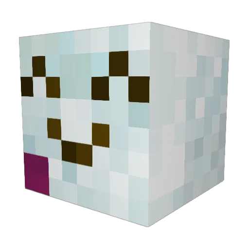 tristanour Minecraft avatar head, 3D render