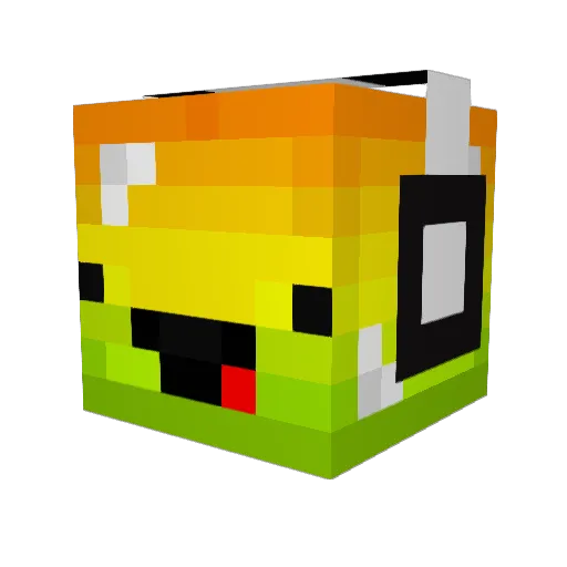 tristicmule84 Minecraft avatar head, 3D render