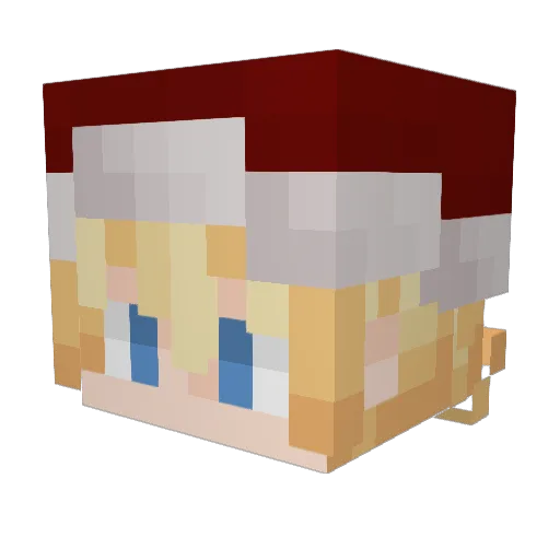 tristin445 Minecraft avatar head, 3D render