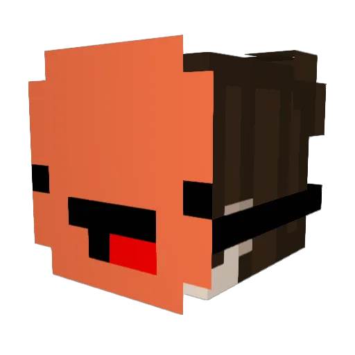 tristytn Minecraft avatar head, 3D render