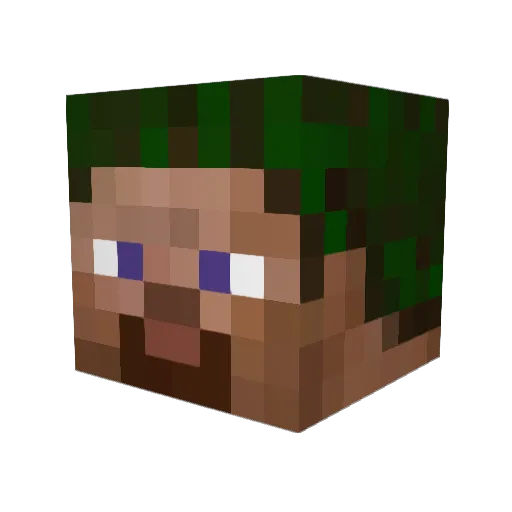tritan67 Minecraft avatar head, 3D render