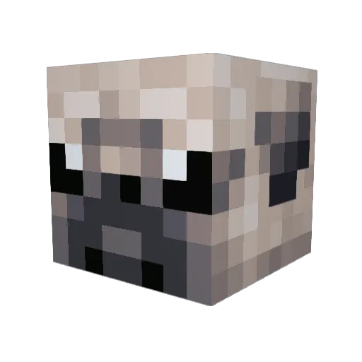 trivium1998 Minecraft avatar head, 3D render