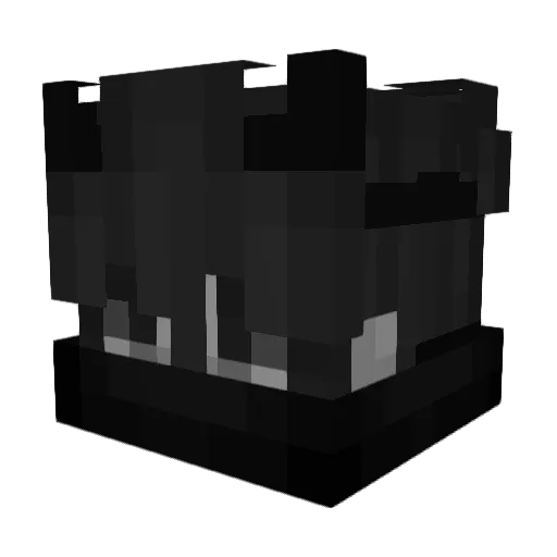 trix_an Minecraft avatar head, 3D render