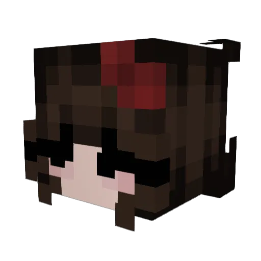 trixenz Minecraft avatar head, 3D render