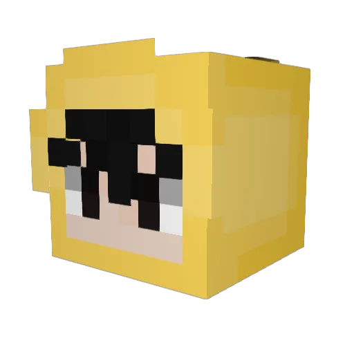 trixy2960 Minecraft avatar head, 3D render