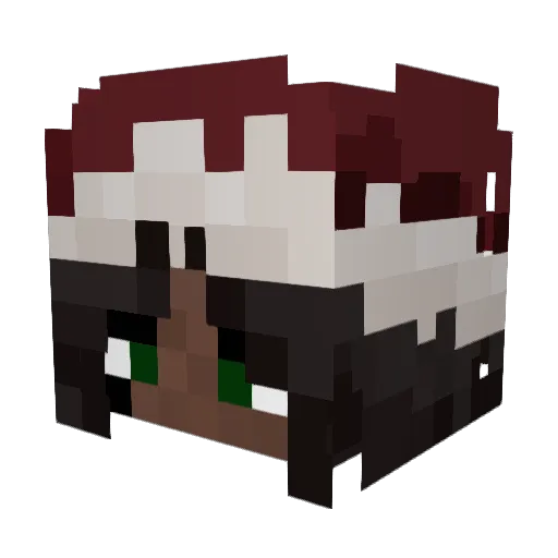 trixy6615 Minecraft avatar head, 3D render
