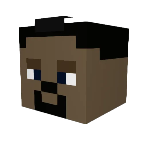 trixy67 Minecraft avatar head, 3D render