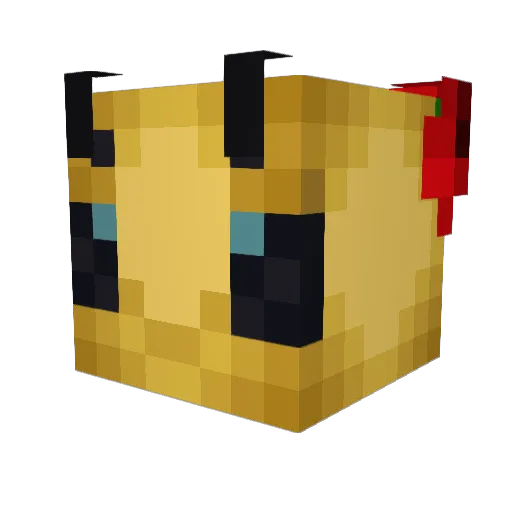 trizfeliz Minecraft avatar head, 3D render