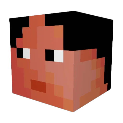 trizy007 Minecraft avatar head, 3D render