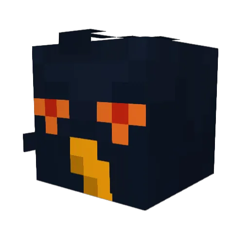 trja Minecraft avatar head, 3D render