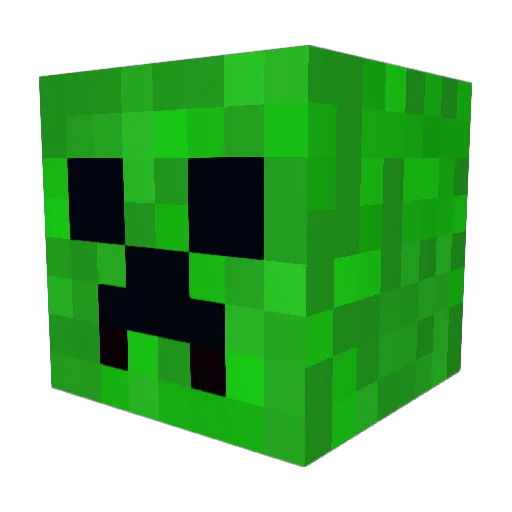 trjt Minecraft avatar head, 3D render