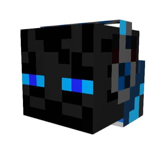 trk20 Minecraft avatar head, 3D render
