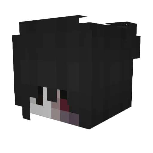 trly24 Minecraft avatar head, 3D render