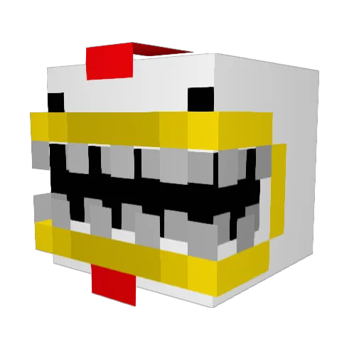 trobedshipper Minecraft avatar head, 3D render