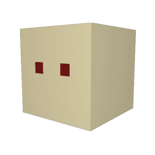 trojaner_exe Minecraft avatar head, 3D render