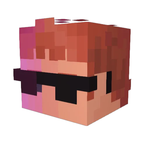trojkatnytyp47 Minecraft avatar head, 3D render