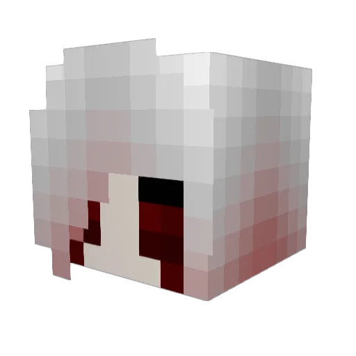 troker79 Minecraft avatar head, 3D render