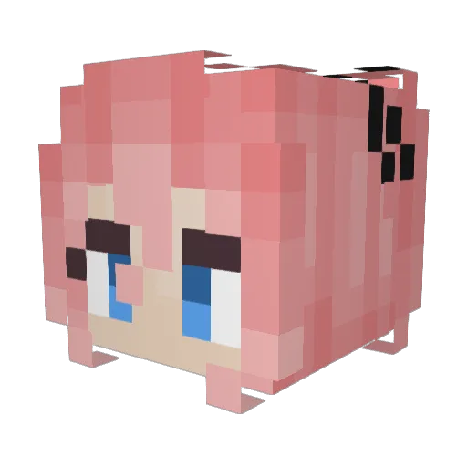 troll_1121 Minecraft avatar head, 3D render