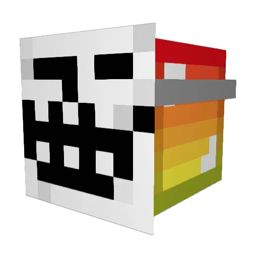trollatron10 Minecraft avatar head, 3D render