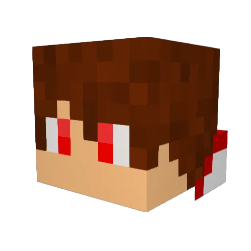 trollboy88 Minecraft avatar head, 3D render