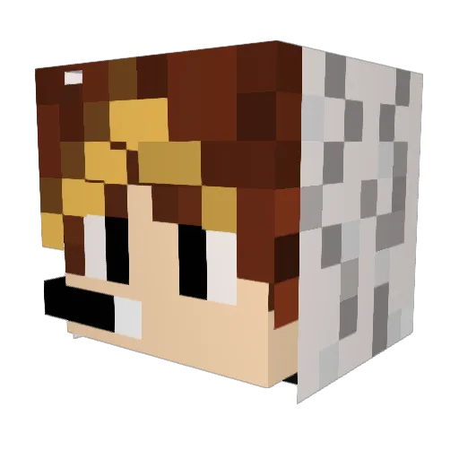 trolledon52 Minecraft avatar head, 3D render