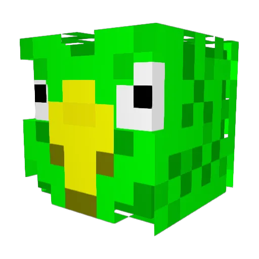 trolleman2 Minecraft avatar head, 3D render