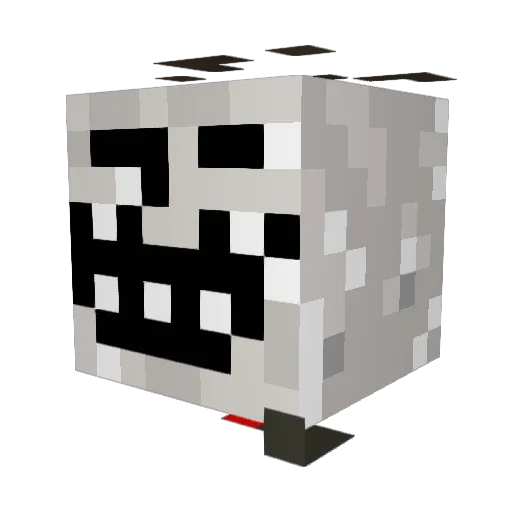 trolllollol Minecraft avatar head, 3D render