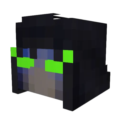 trolmap57 Minecraft avatar head, 3D render