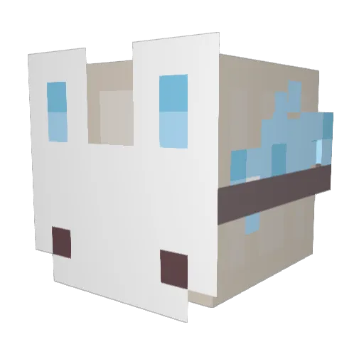 tron_r Minecraft avatar head, 3D render