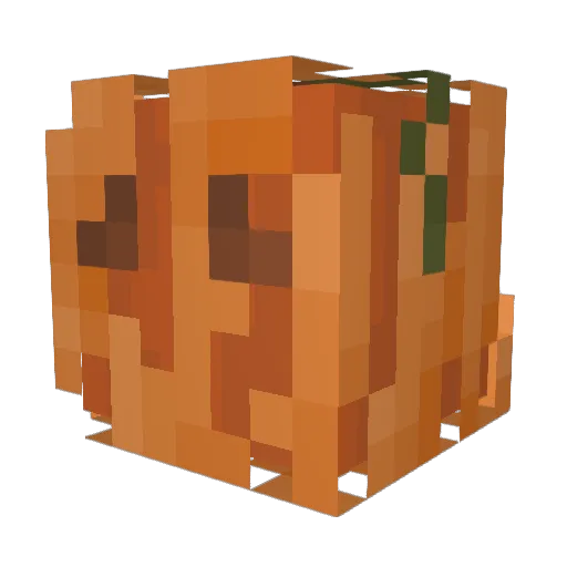 tropale Minecraft avatar head, 3D render