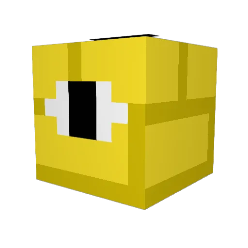 trotterski Minecraft avatar head, 3D render