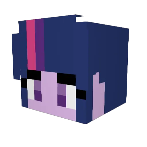 troubleshoes3 Minecraft avatar head, 3D render