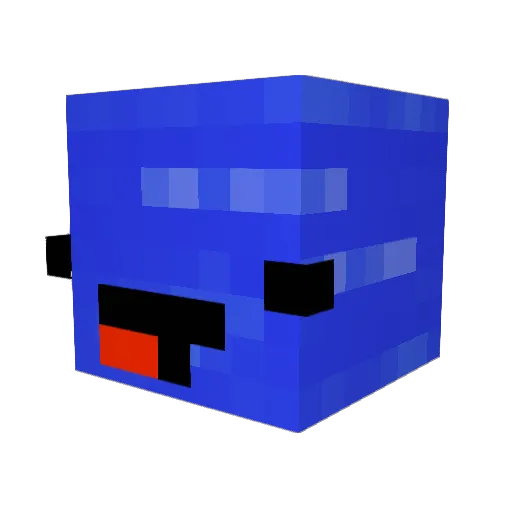 trout6969 Minecraft avatar head, 3D render