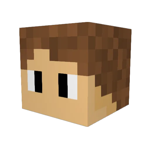 troy32012 Minecraft avatar head, 3D render