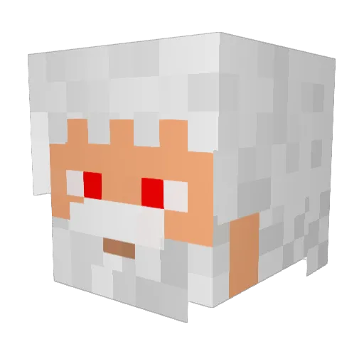 troywahl Minecraft avatar head, 3D render