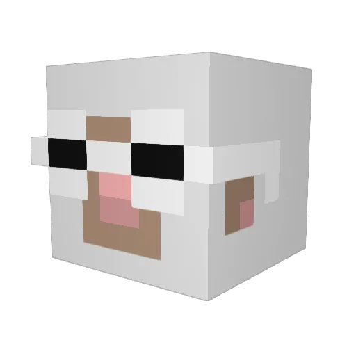 trozzzzy Minecraft avatar head, 3D render