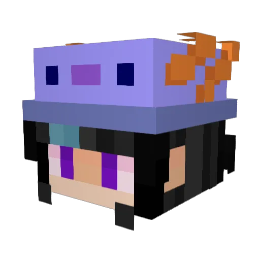 trplash Minecraft avatar head, 3D render