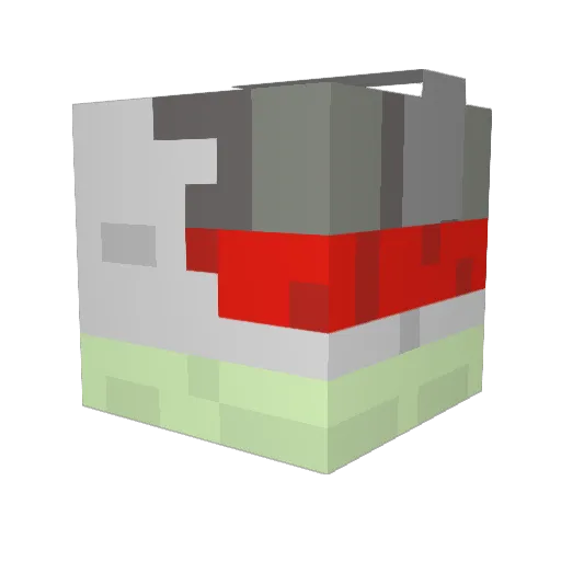 trrruck Minecraft avatar head, 3D render