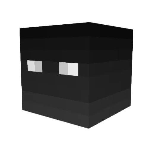trsr Minecraft avatar head, 3D render