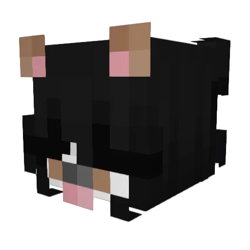truccata Minecraft avatar head, 3D render