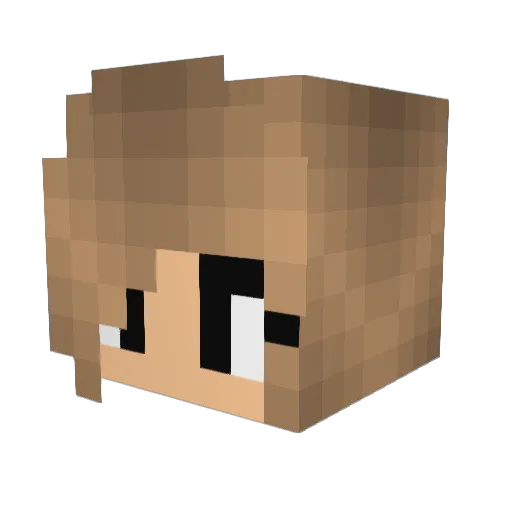 truckdriver20 Minecraft avatar head, 3D render
