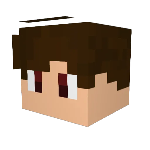 trueOmnivore Minecraft avatar head, 3D render