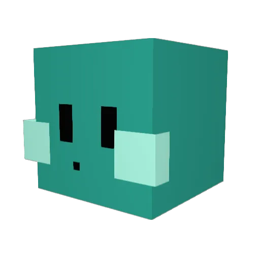 trueTigerr Minecraft avatar head, 3D render